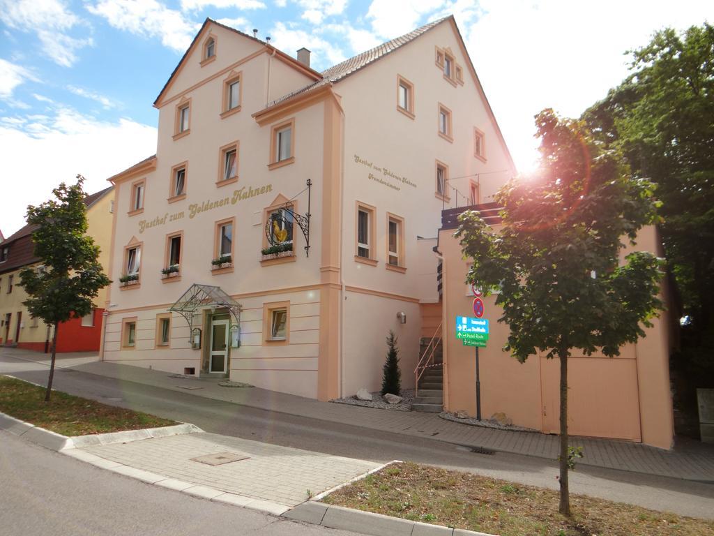 Hotel-Restaurant Zum Goldenen Hahnen Маркгронинген Экстерьер фото